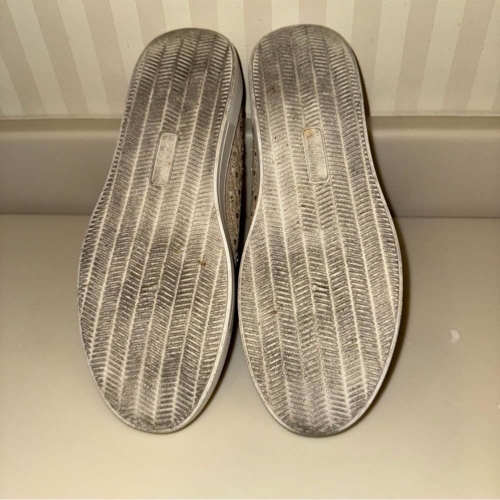 White Mountain Ladies Bling Sneakers In Taupe Tan - Picture 12 of 16